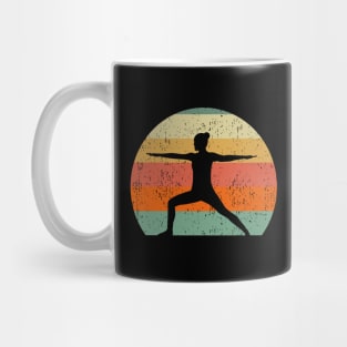 Yoga Warrior at Sunset Mug